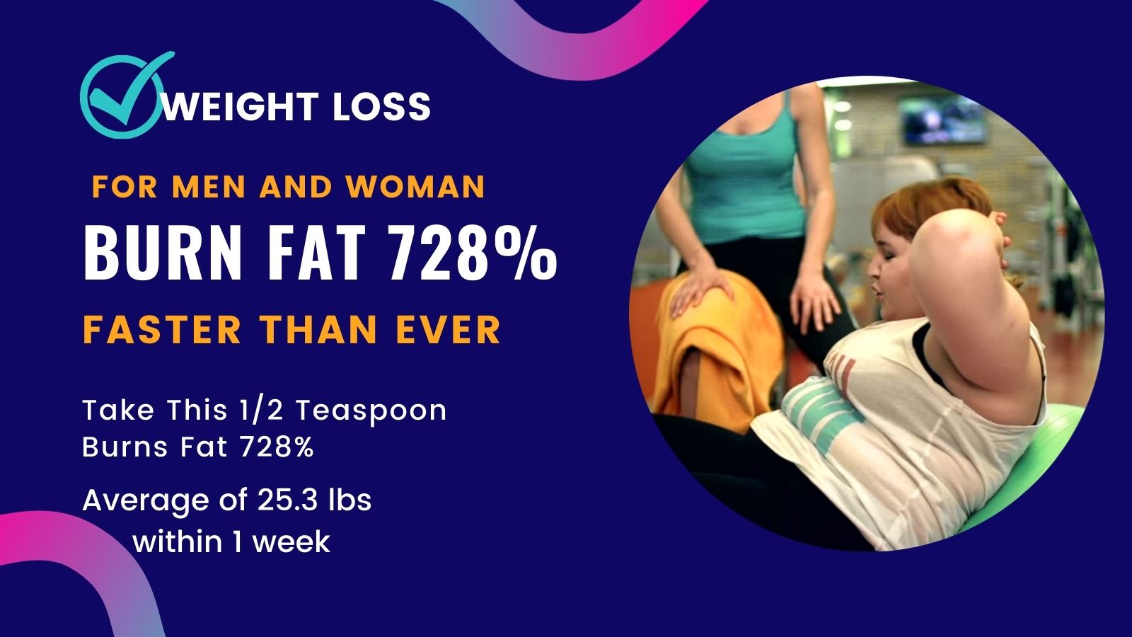 Weight Loss Take 1/2 Teaspoon Burn Fat 728% Faster Burn Belly Fat